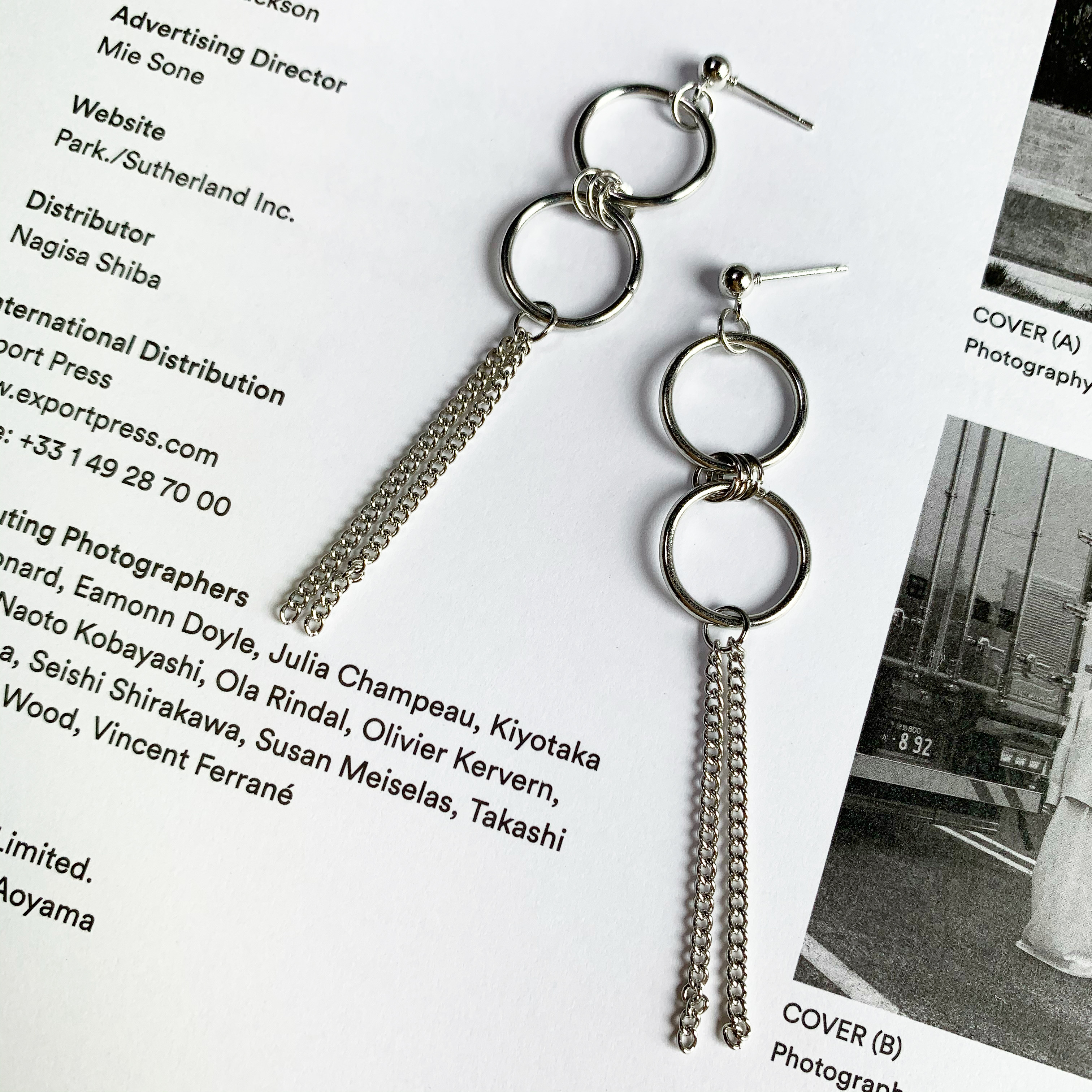 silver ring chain♡
