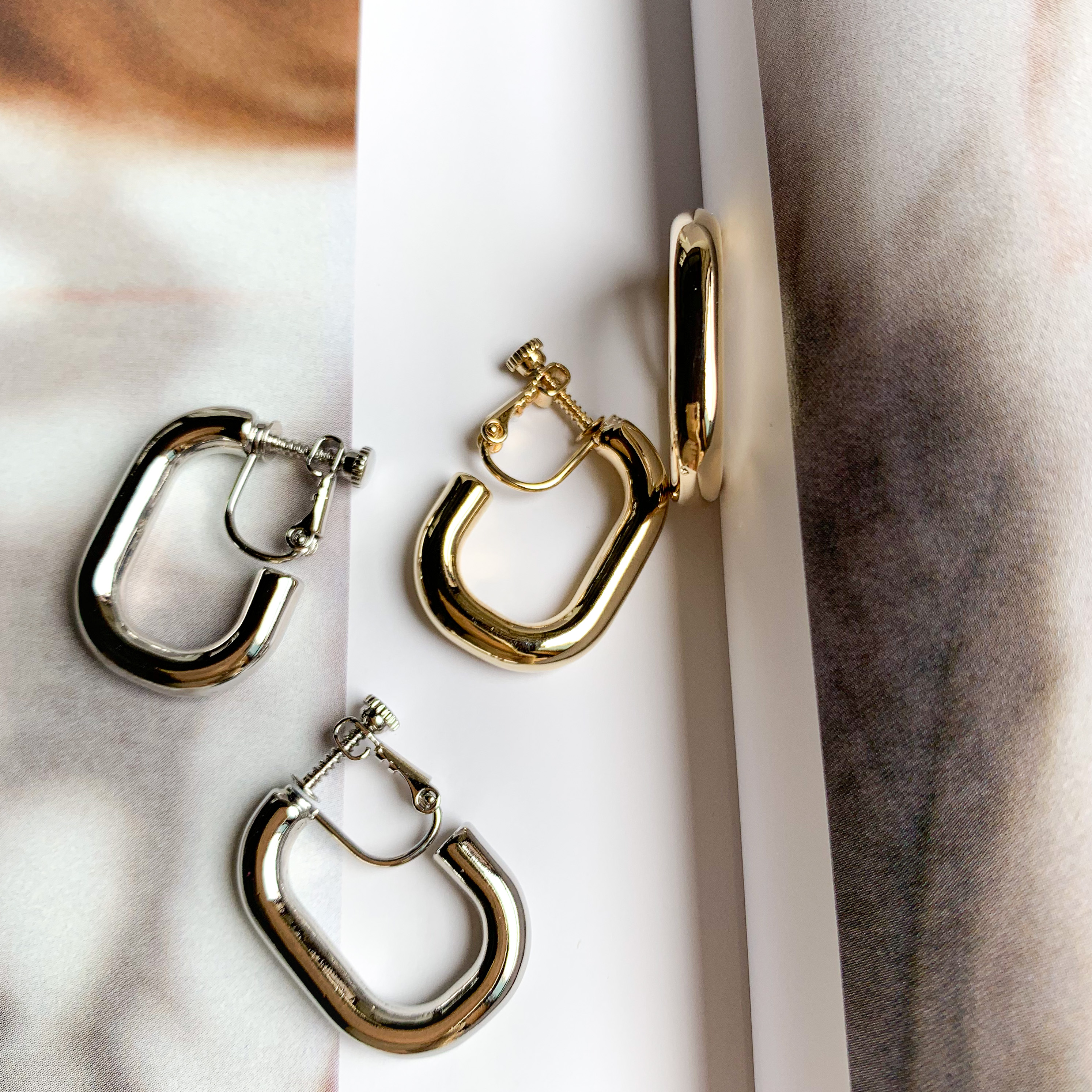 metal earrings♡
