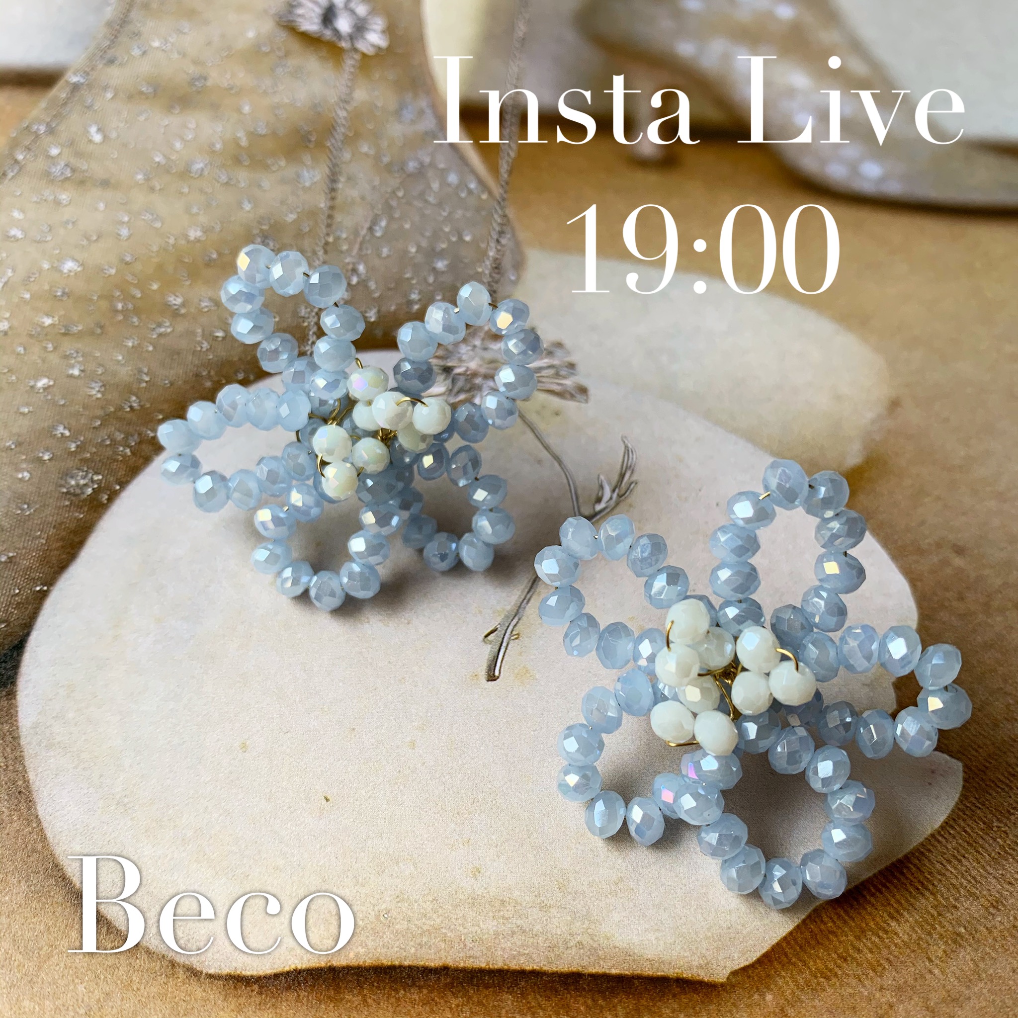 blue beads♡