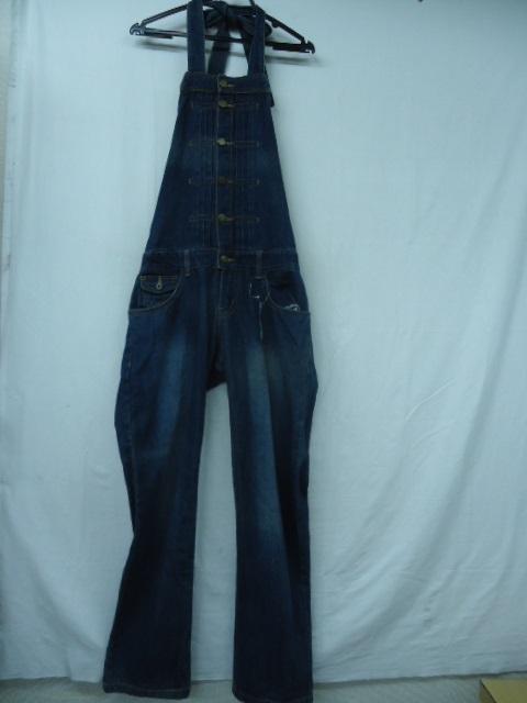 Riche Glamour Jeans 肩紐デニムサロペットパンツ インディゴウォッシュ M★新古品