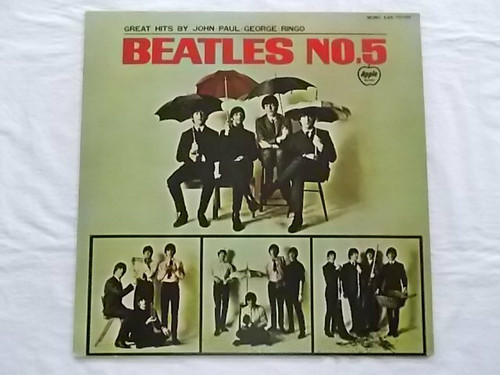 中古レコード 国内盤 ビートルズ NO.5 歌詞 対訳 解説付 