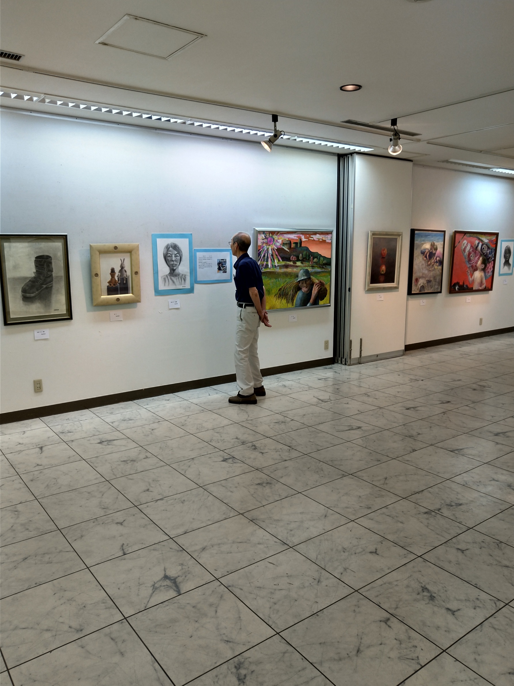 初歩から学ぶ絵画教室　作品展