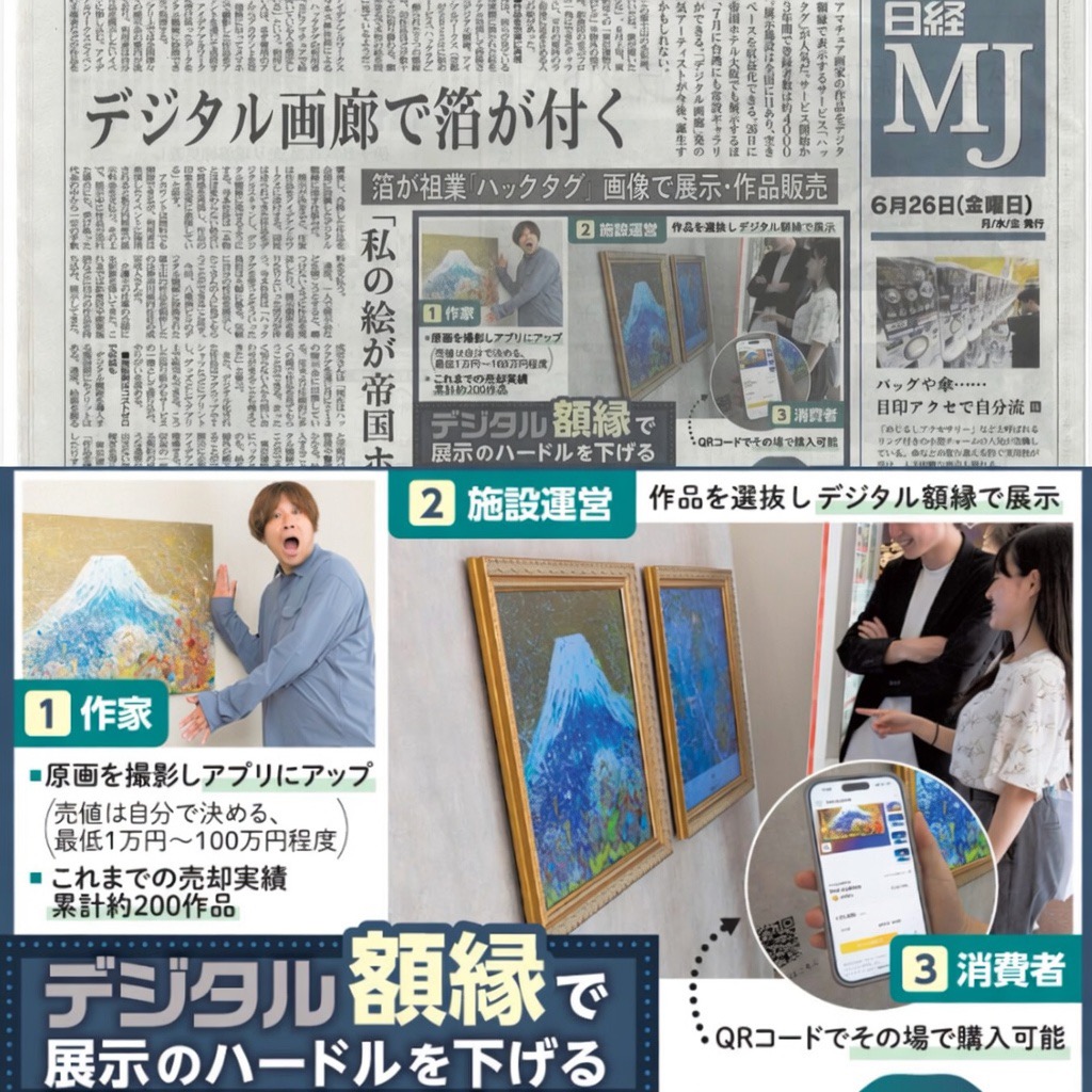 日本経済新聞「日経MJ」に 掲載していただきました！