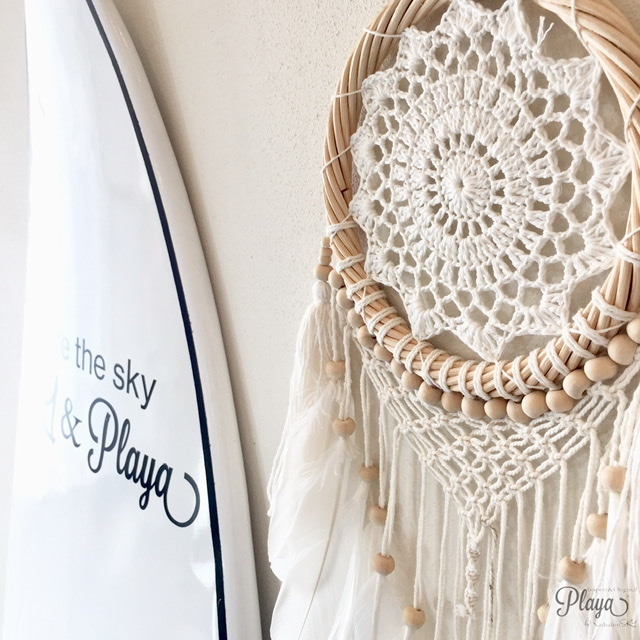 自然な素材で作られた、温もりを感じるDream catcher🏹🌿