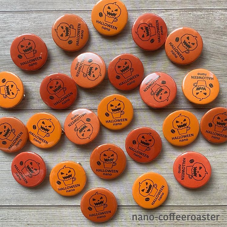 ハロウィン缶バッチ