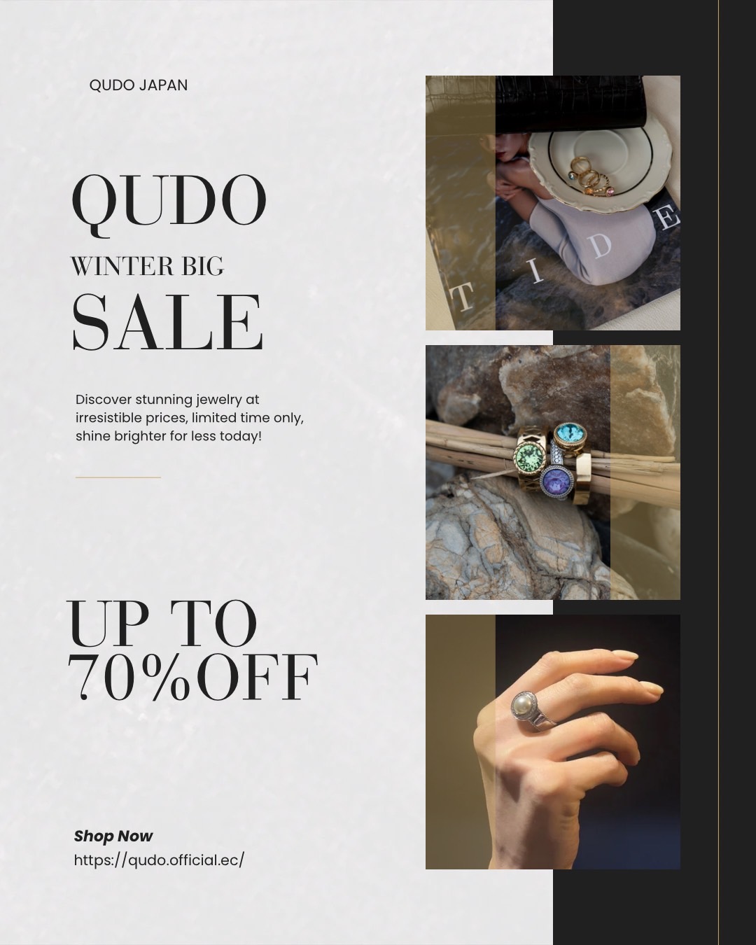 12/27(土) 11時スタート✨ QUDO WINTER BIG SALE ✨