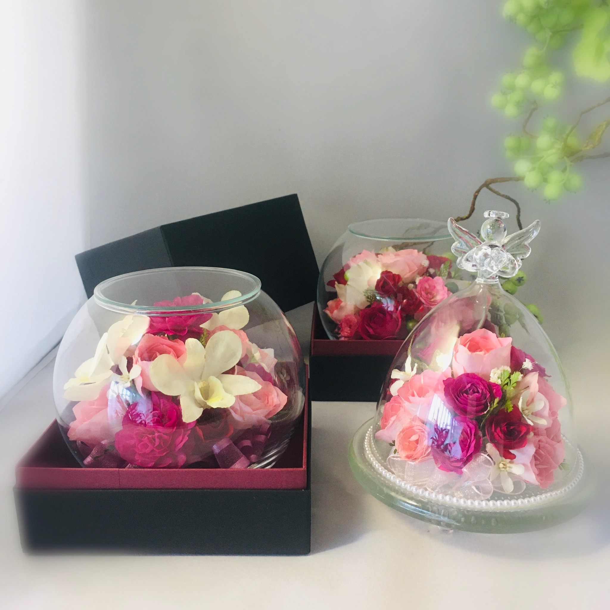 置き場所に困らない大きさです🌹