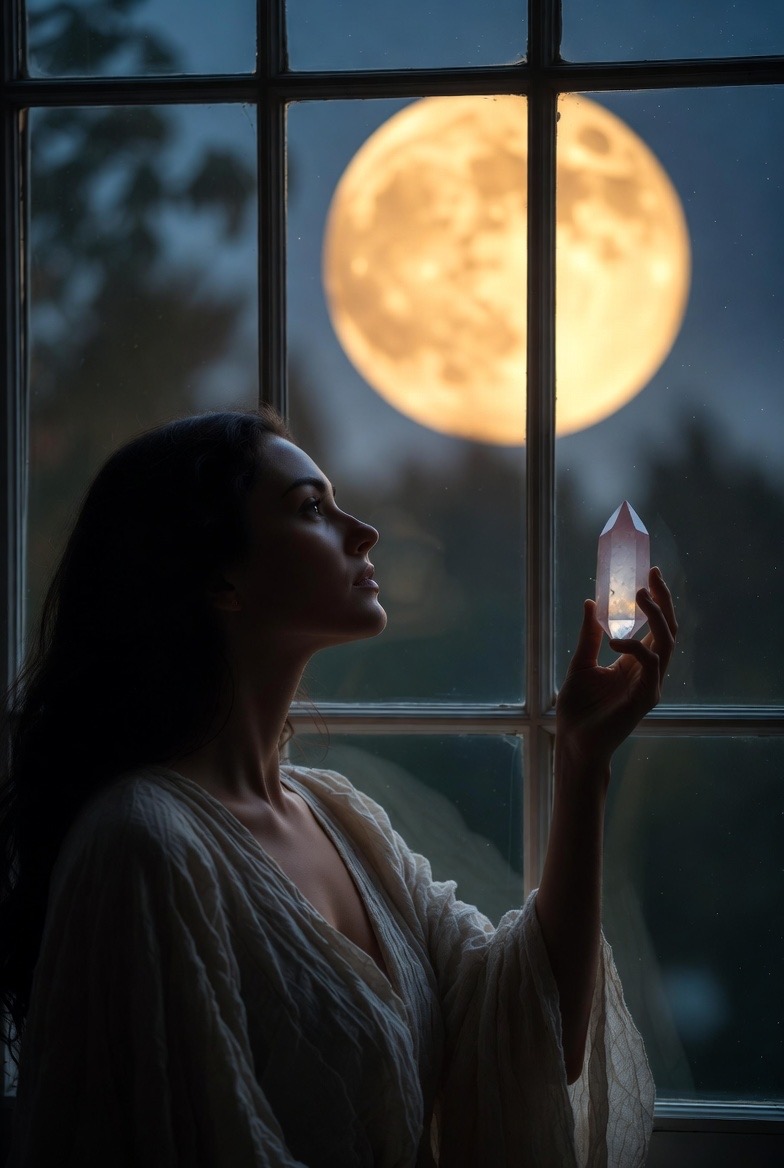 月の光は 石の記憶を目覚めさせる