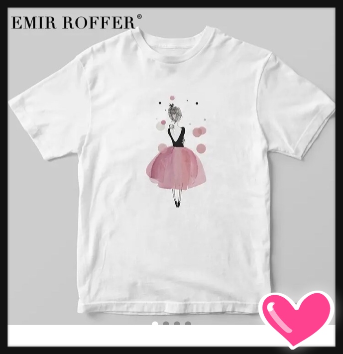 女の子らしいセンス♡かわいいTシャツ