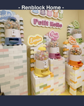 展示会ディスプレイ什器としてのレンブロック活用事例 〜東京ビッグサイト展示会〜