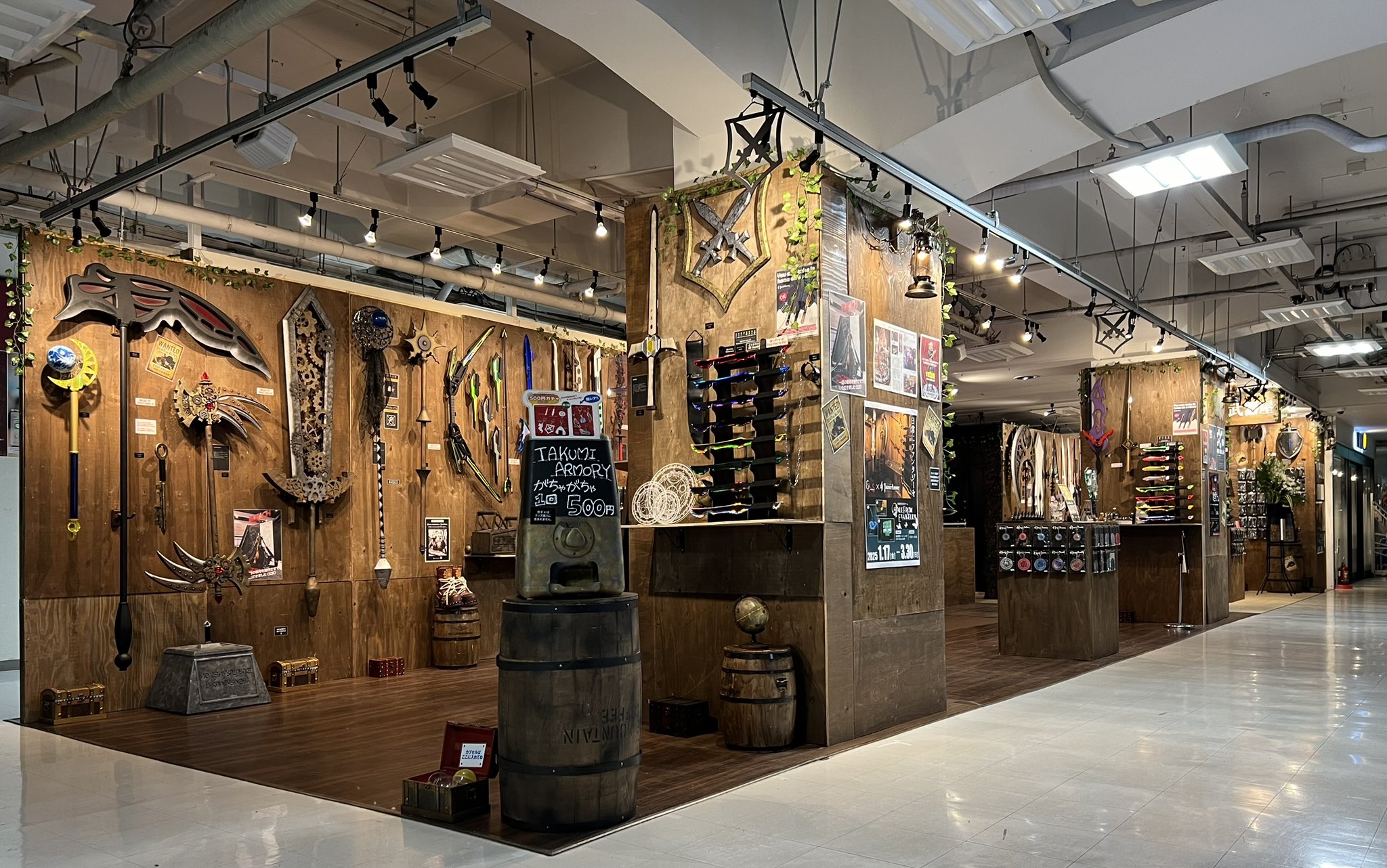 ファンタジー武器屋、仙台駅前EBeanSにて期間限定営業中