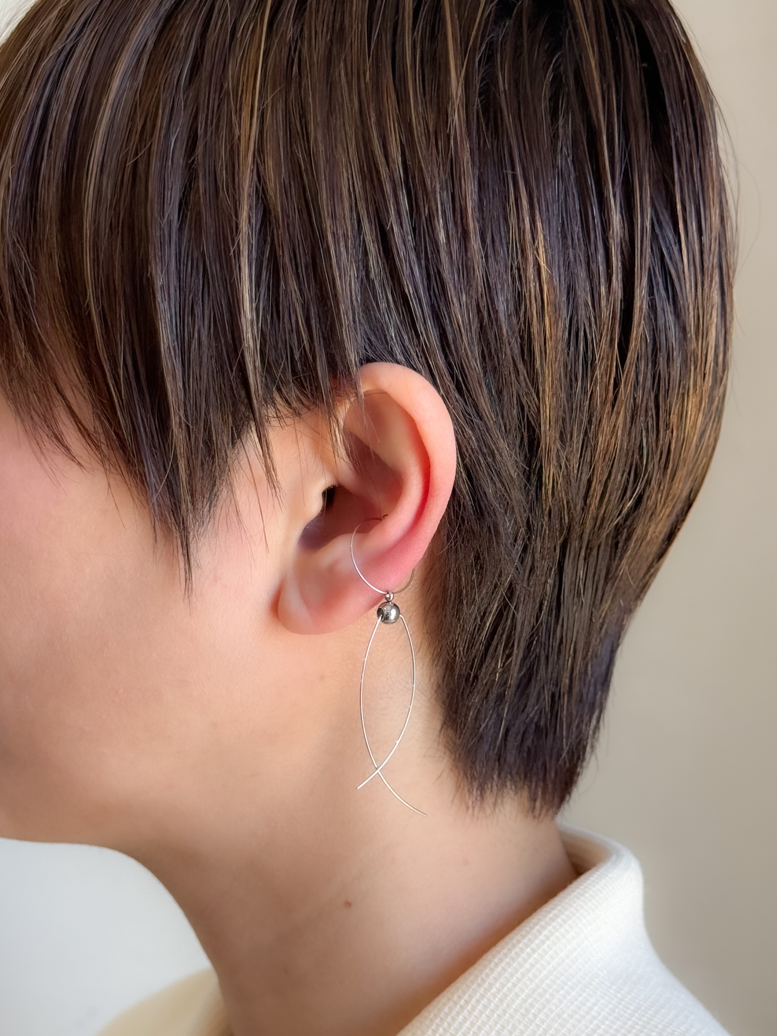 ピアス？に見えるイヤーカフ。両耳で楽しむ『ピアス見えシリーズ』できました！