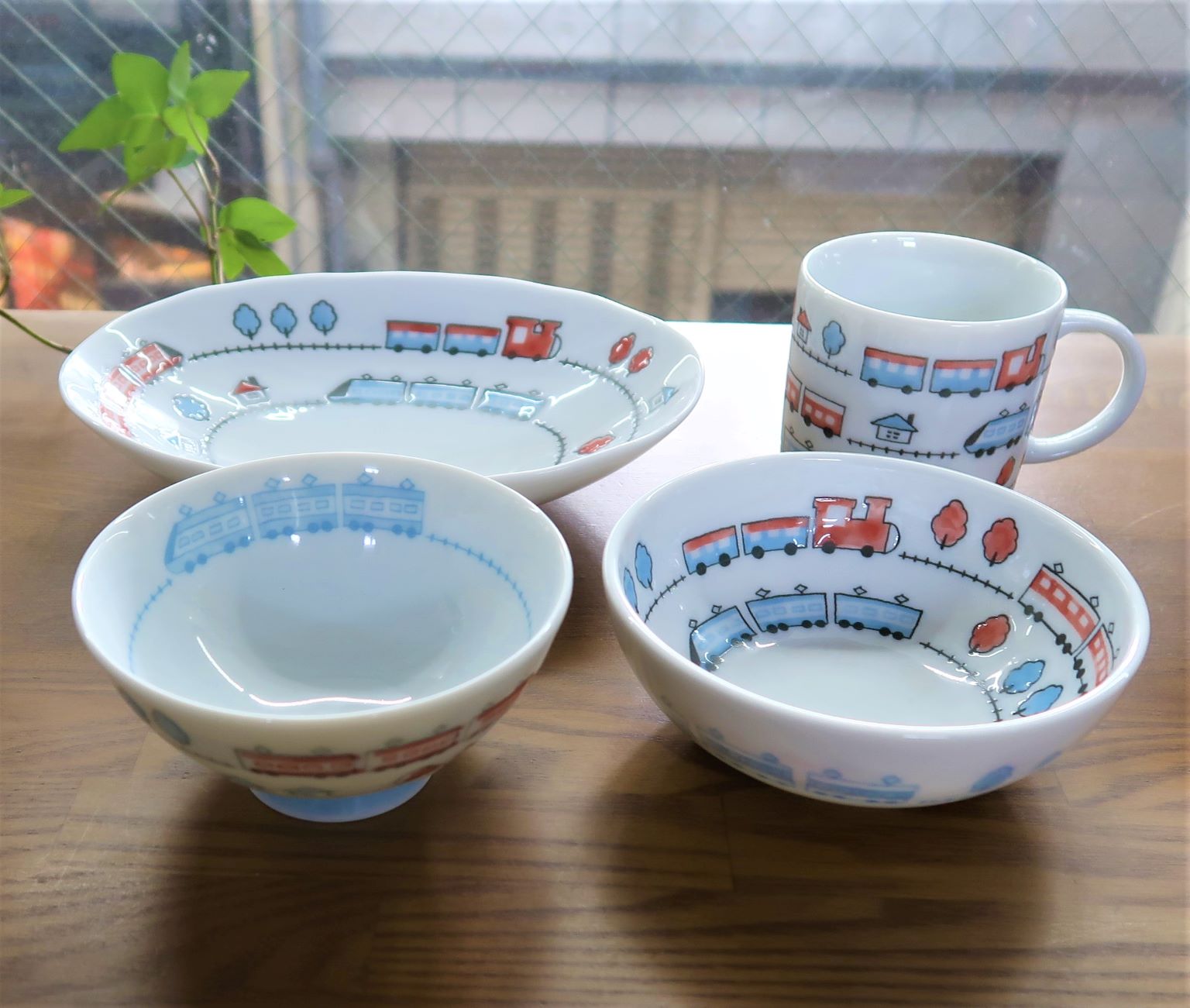 汽車ポッポの器セット