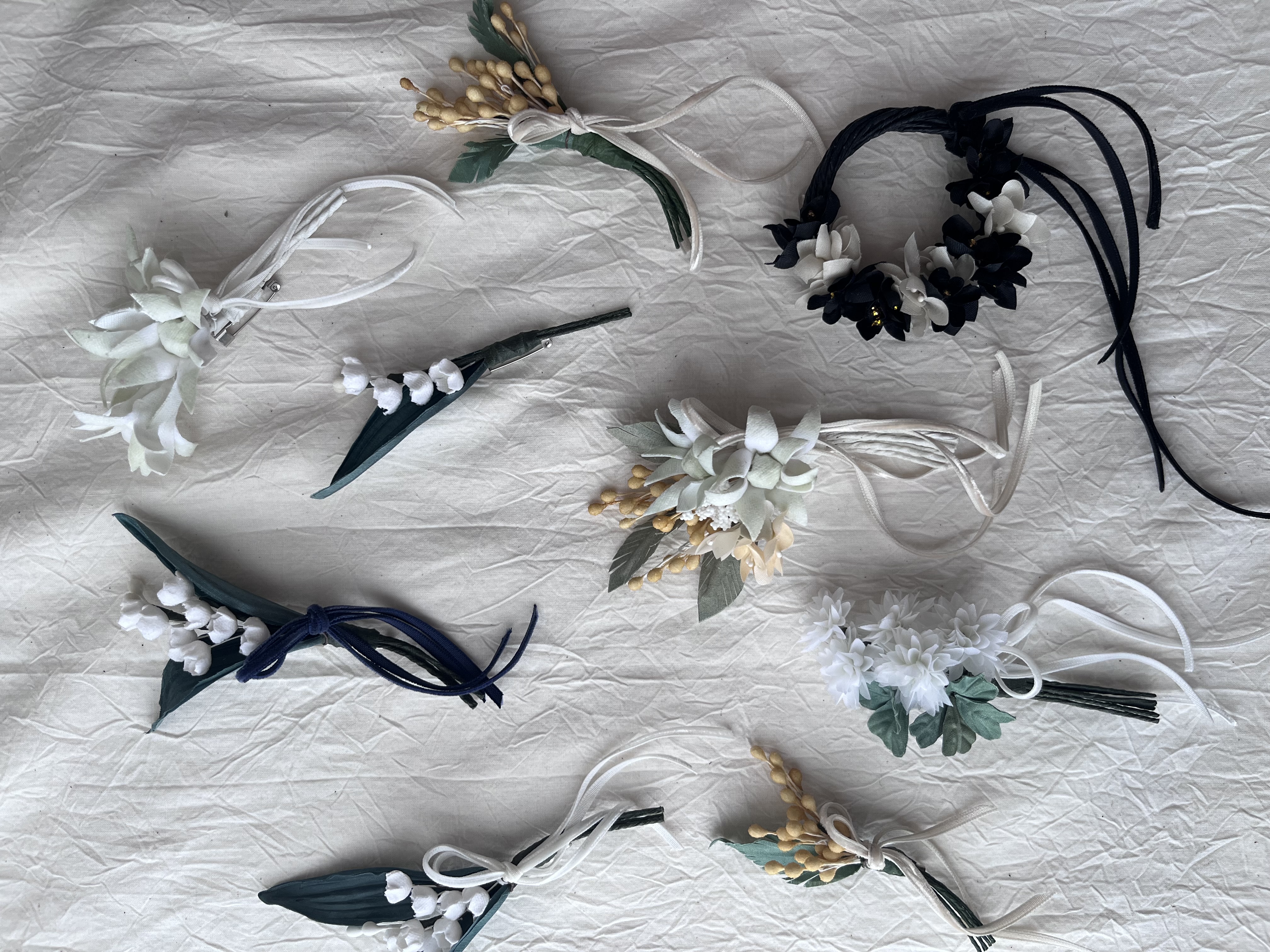 布花コサージュ