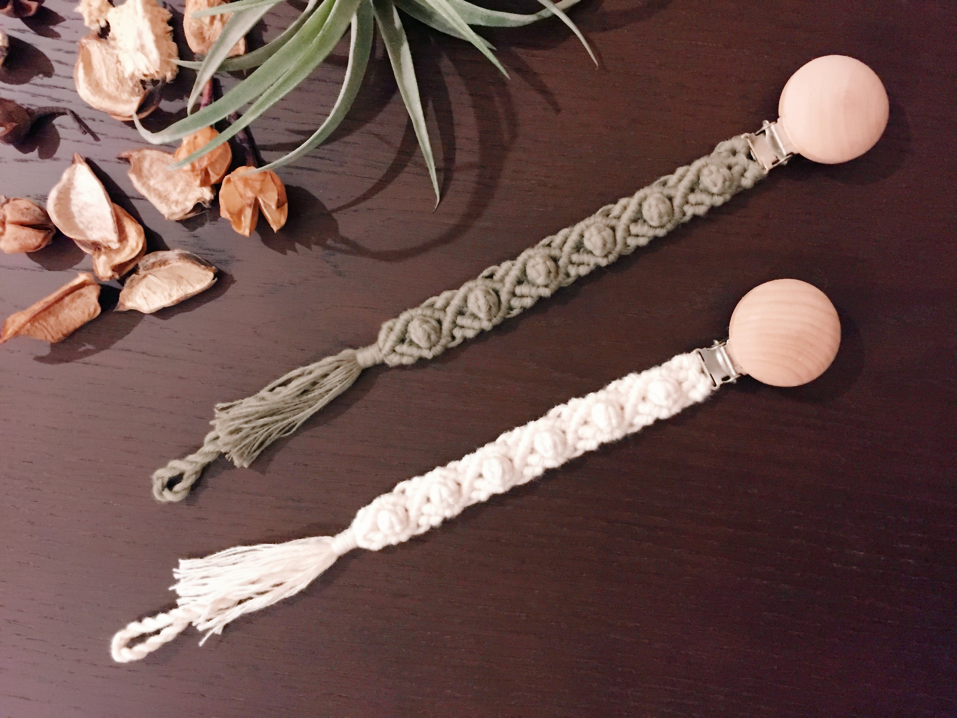 ベビちゃんにもマクラメ小物、いかがですか♡