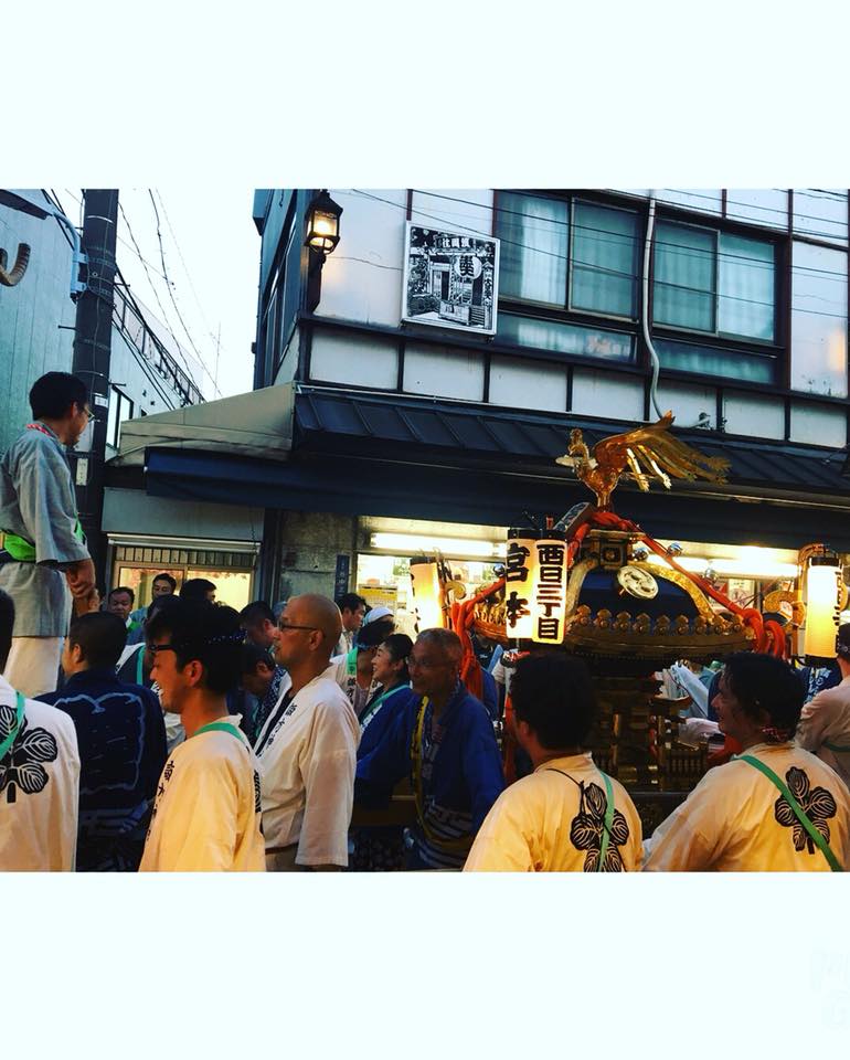 8月25日、26日は谷中銀座からほど近い諏訪神社の例大祭です。