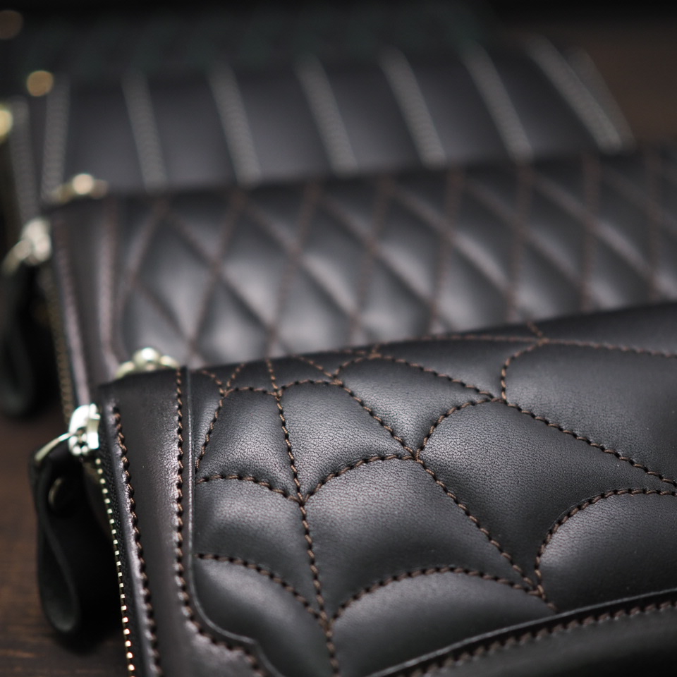 ラウンドファスナーキルティング