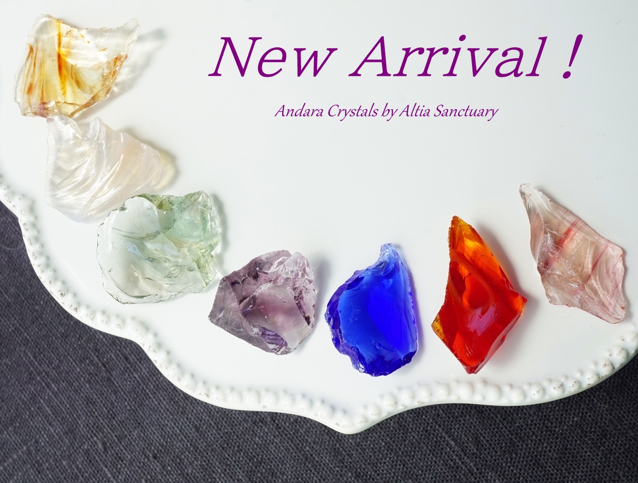 New! ペンダントサイズの小さめアンダラクリスタル７点入荷しました✨