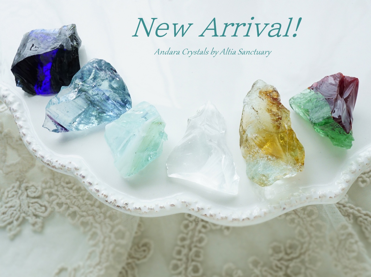 New！極めて希少なマルチカラーアンダラクリスタルが入荷しました✨