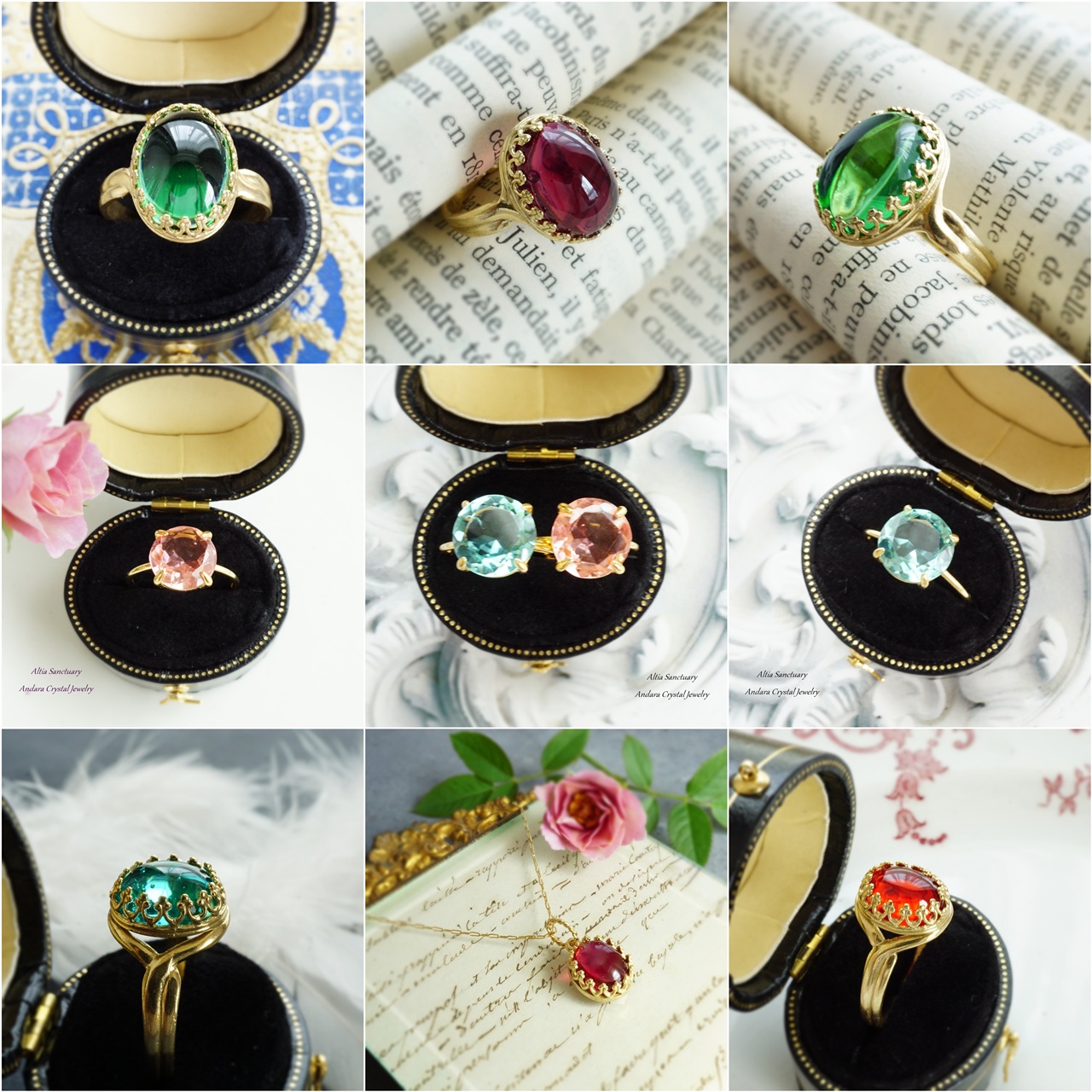 新作!アンダラクリスタルリング&プチペンダント入荷のお知らせ