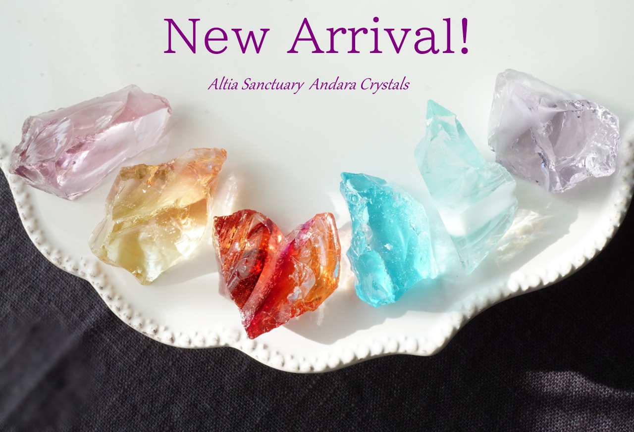 New! 中粒～やや大きめのアンダラクリスタル６点入荷しました✨