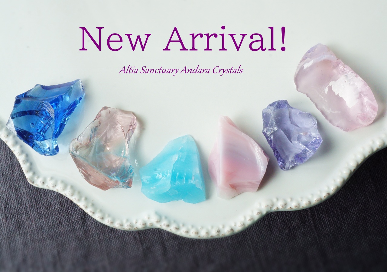 New! 小～中粒サイズのアンダラクリスタル６点入荷しました✨
