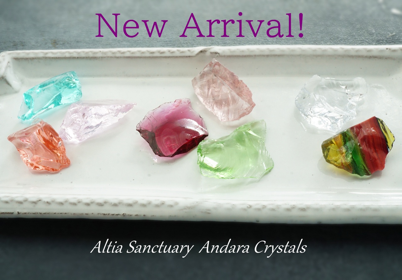 New! ペンダントサイズのアンダラクリスタル３セット入荷しました✨