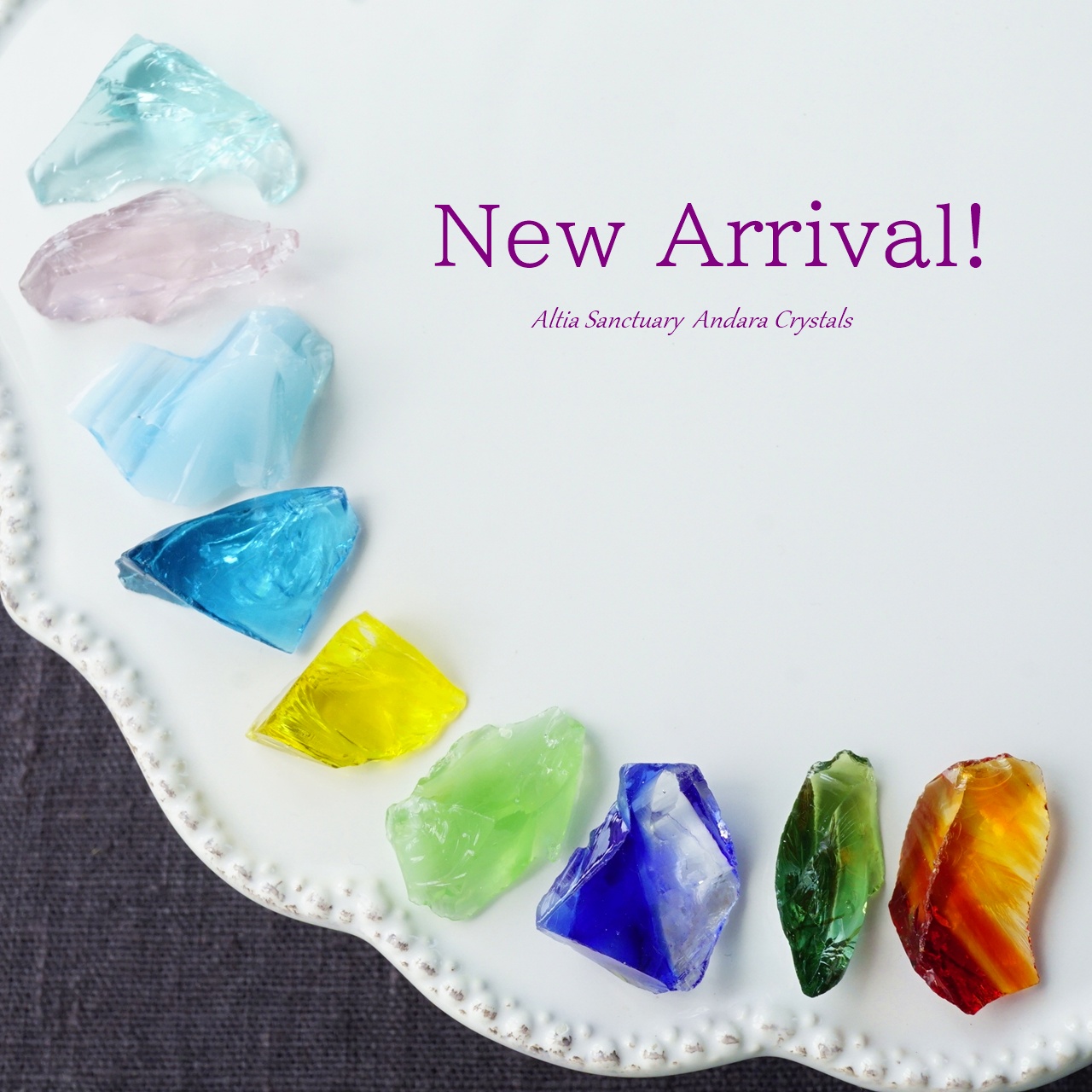 New! ペンダントサイズの小さなアンダラクリスタル９点入荷しました✨