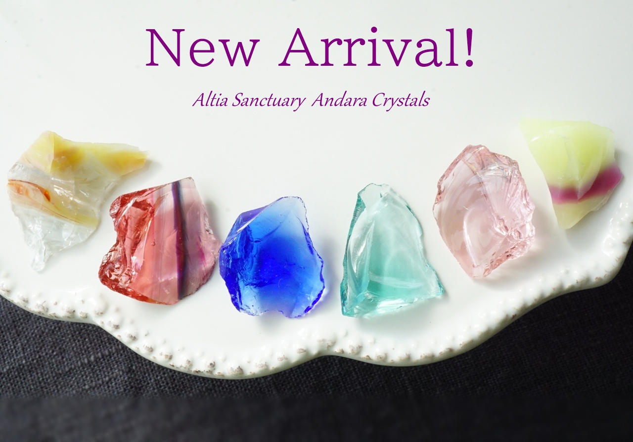 New!ペンダントサイズの小さめアンダラクリスタル入荷のお知らせ✨