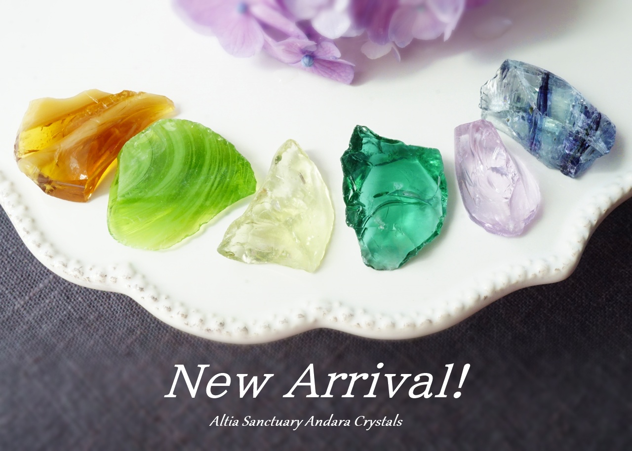 New！梅雨空に心を満たすアンダラクリスタル入荷しました✨