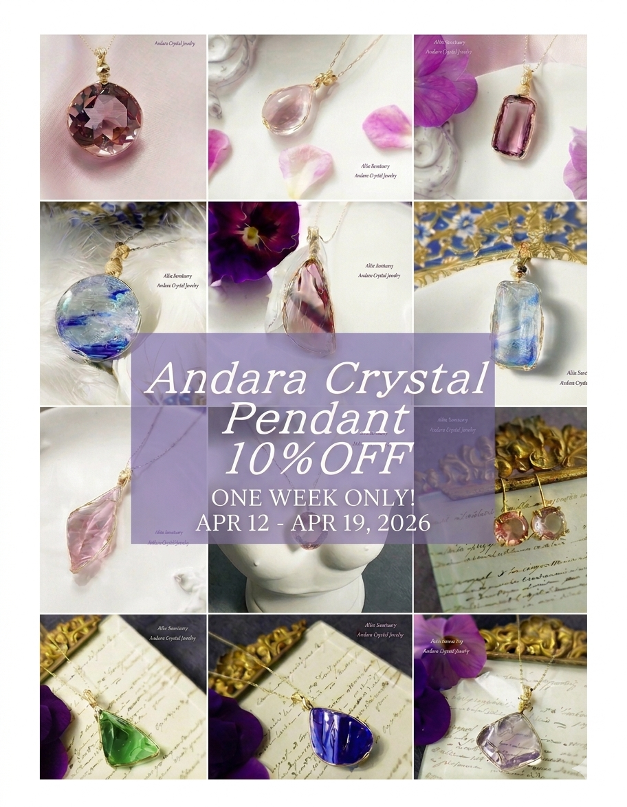 【SALE】Andara Crystal Pendant - Special 10% OFF✨