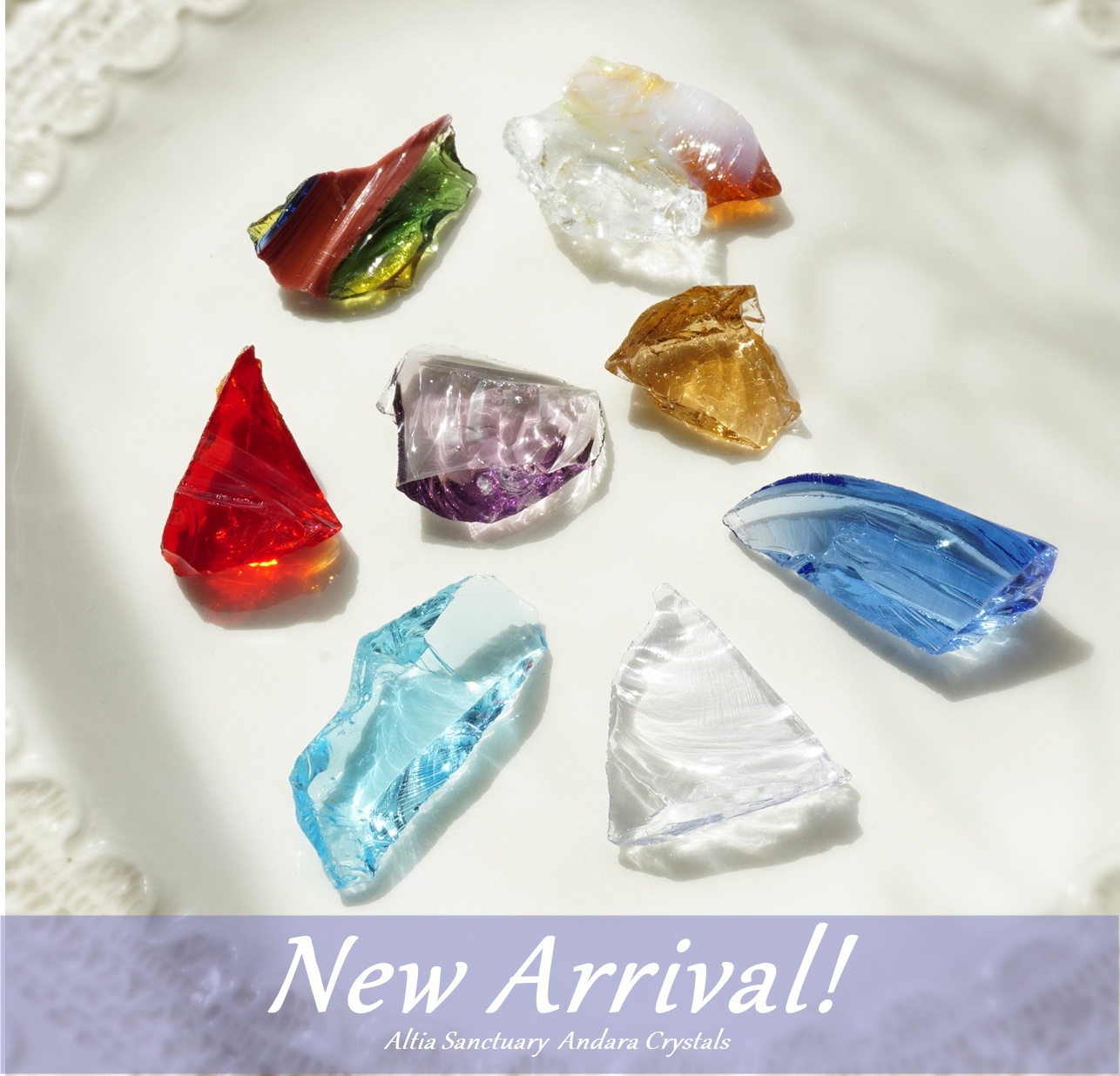 New! ペンダントサイズの小さめアンダラクリスタル３セット入荷しました✨