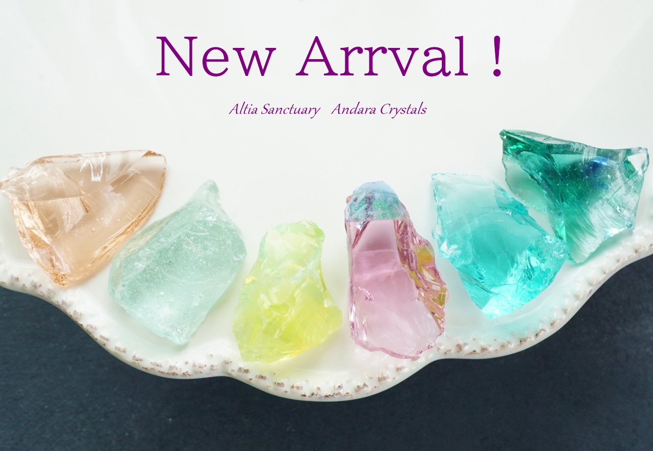 New！中粒サイズのアンダラクリスタル入荷のお知らせ