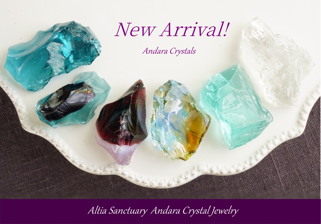 New！個性豊かな美しいアンダラクリスタル✨入荷しました