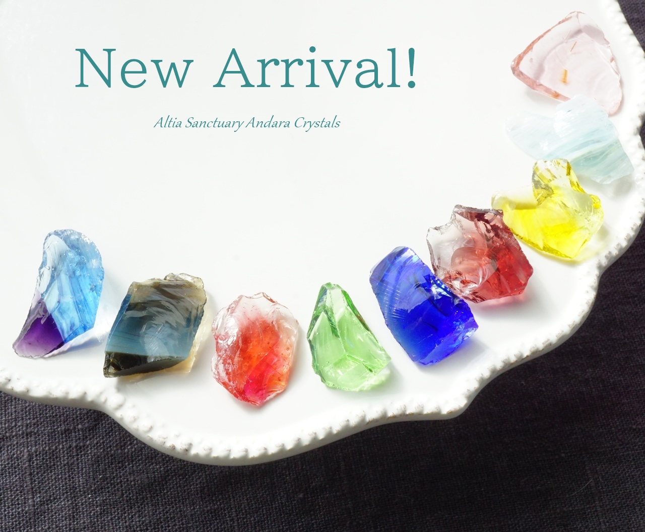 New!ペンダントサイズの小さめアンダラクリスタル９点アップしました✨