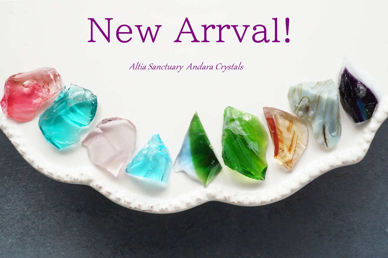 New！ペンダントサイズの小さなアンダラクリスタル９点入荷しました♡