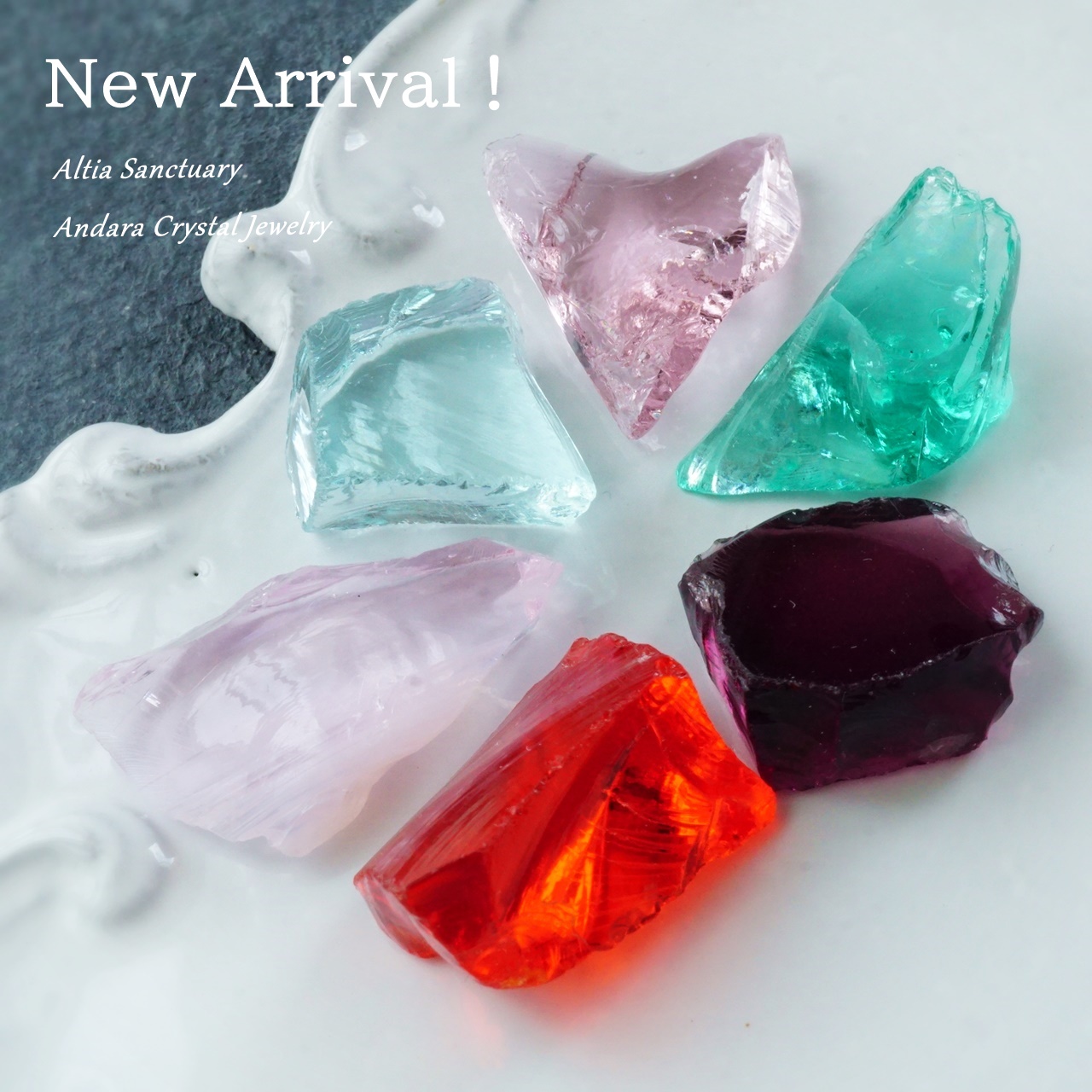 New! ミニ アンダラクリスタル ６点入荷のお知らせ