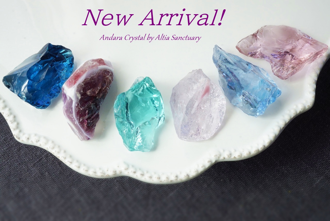 New！中粒～やや大きめサイズのアンダラクリスタル６点入荷しました🌟