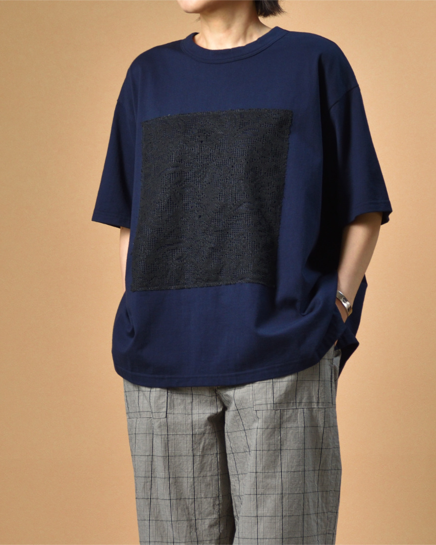 prit　プリット　ボタニカルレースＴシャツ