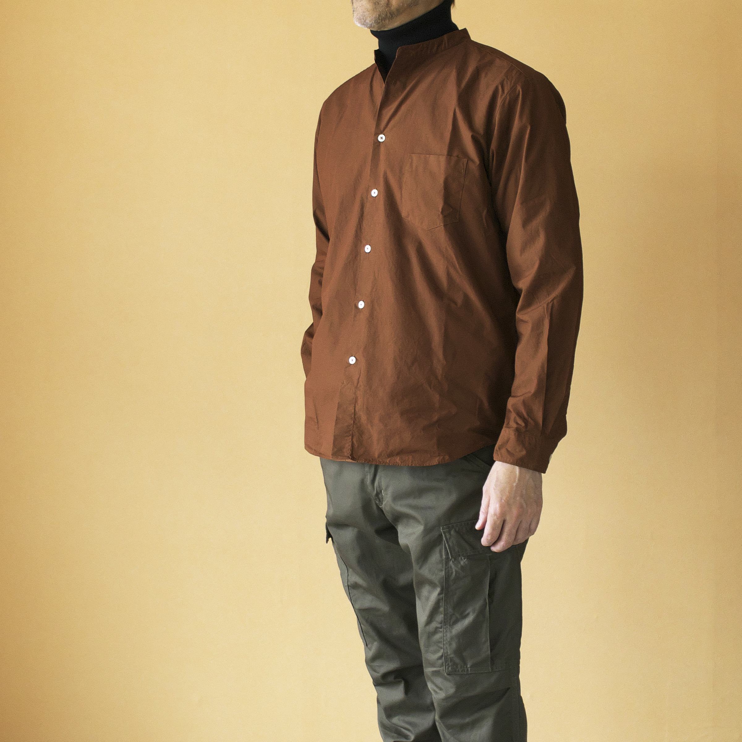 Manual Alphabet マニュアルアルファベット Loosefit band collar 