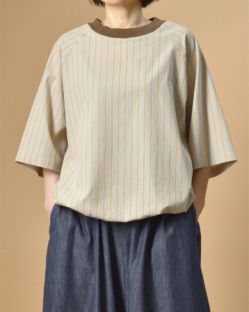 atelier naruse アトリエナルセ　裾絞りプルオーバー