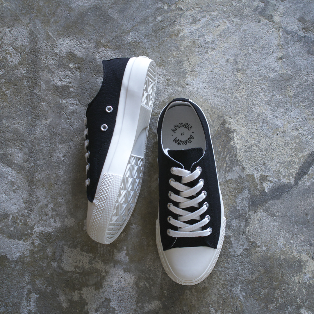 ARMEN アーメン　LOW-CUT CANVAS SNEAKER　ローカットキャンバススニーカー
