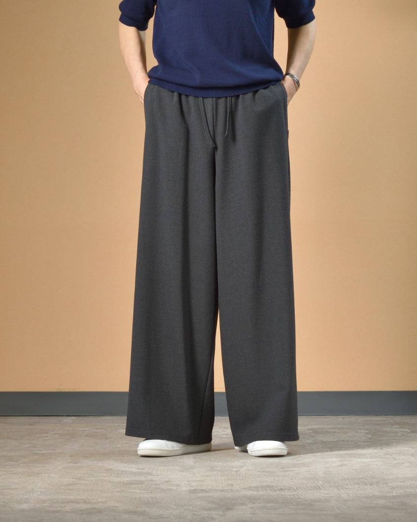 IKITSUKE　イキツケ　ギャザーワイドパンツ