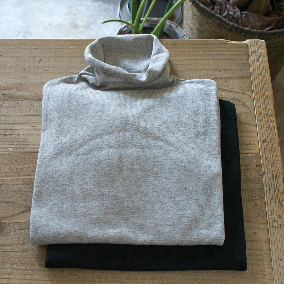 evameva エヴァムエヴァ cotton cashmere