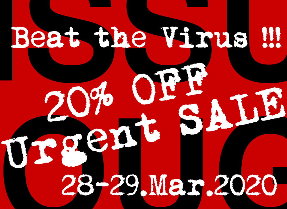 緊急開催！Beat the Virus Sale!!!