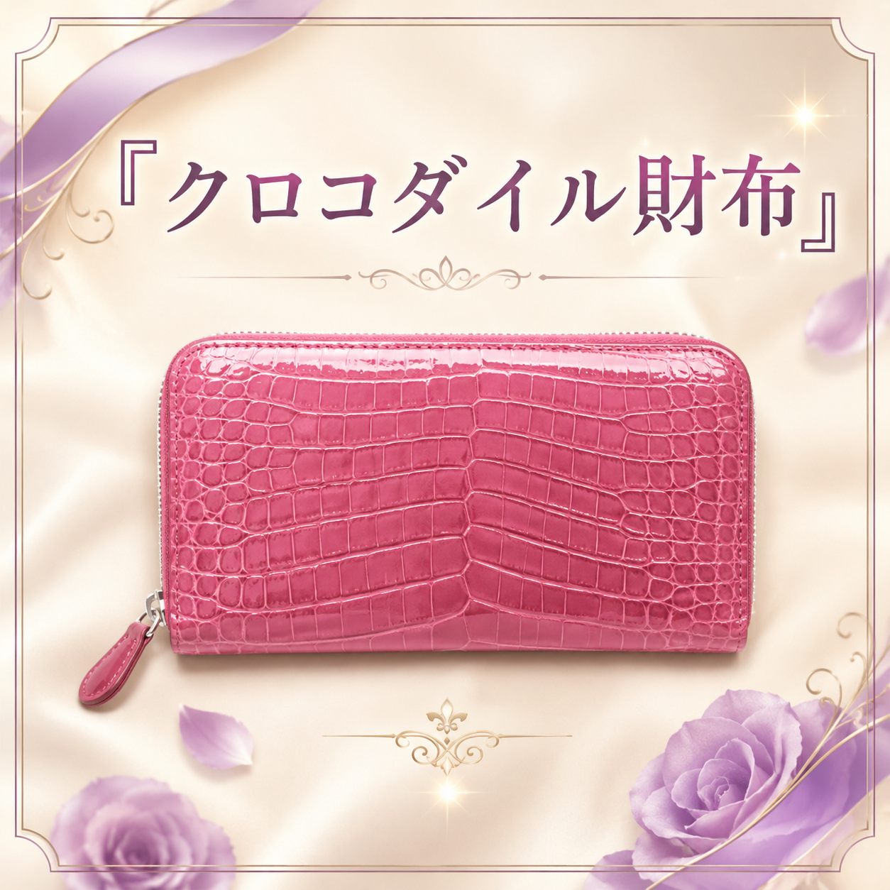 クロコダイルのお財布について