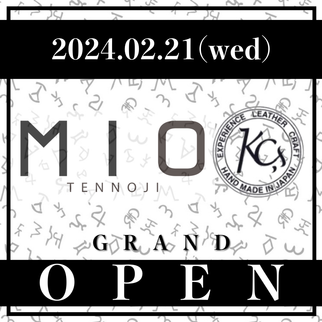 2024.02.21(wed) 天王寺MIO店 GRAND OPEN!!