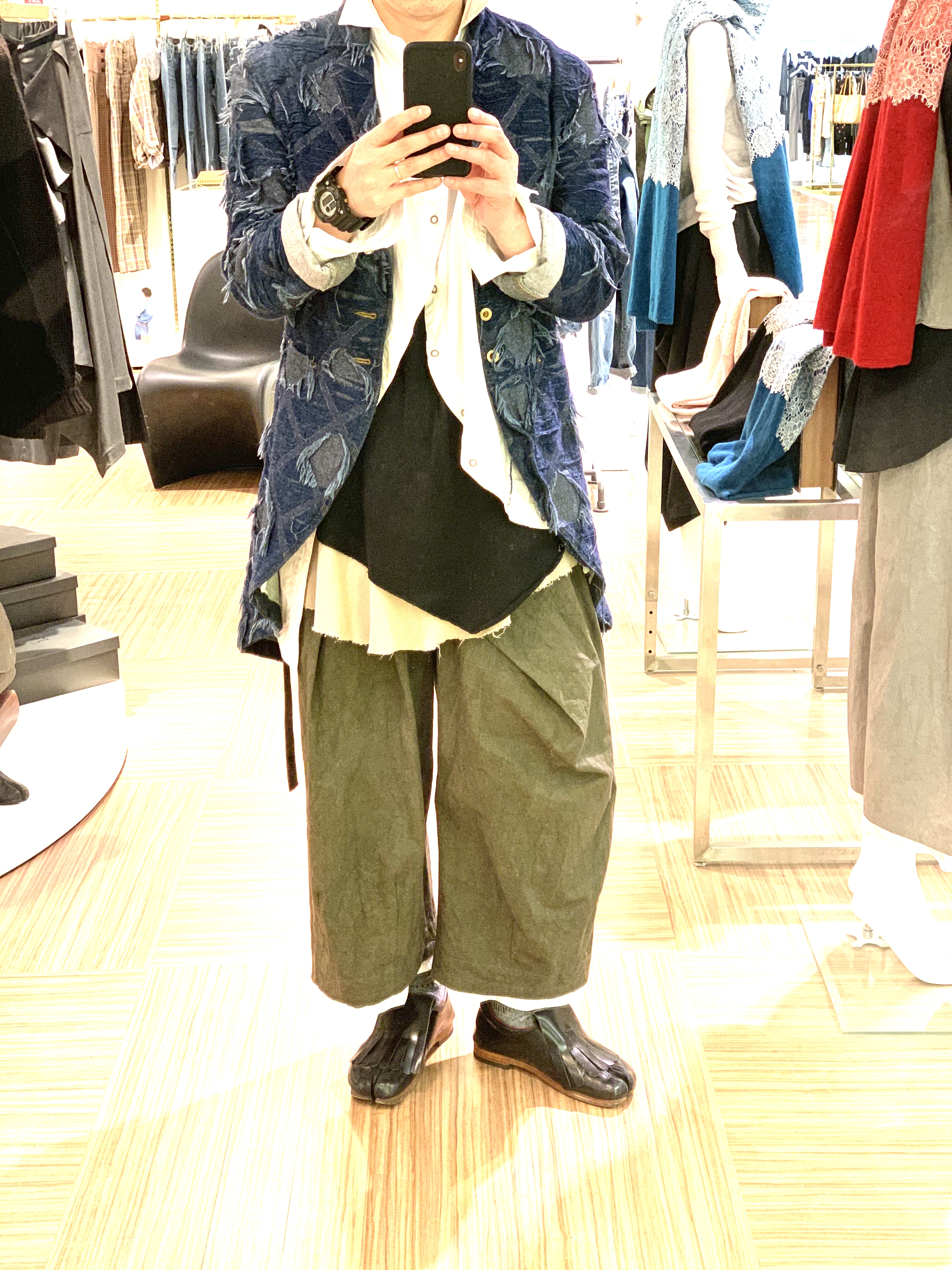 一人だったので自分で撮ってしまいました・・