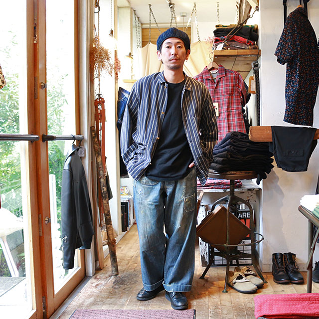 ヴィンテージ感溢れるトラウザー...「Net Maker's Trousers ×インディゴ」
