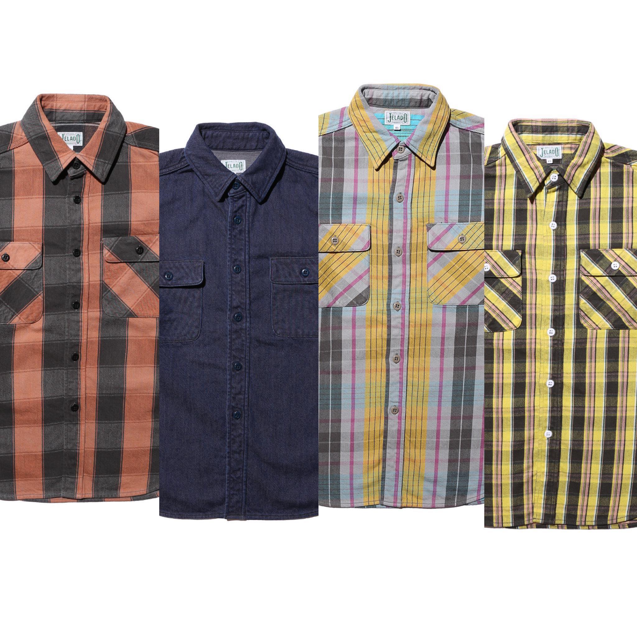 ついに入荷！ JELADO Unionworkers Shirt ネルシャツ（ショート丈）